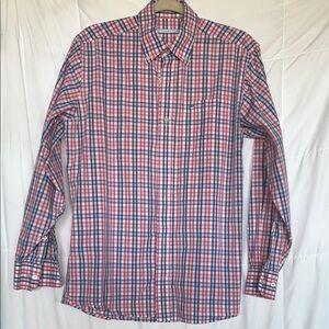 Southern Tide Men’s Island Pink Plaid Button Down Shirt